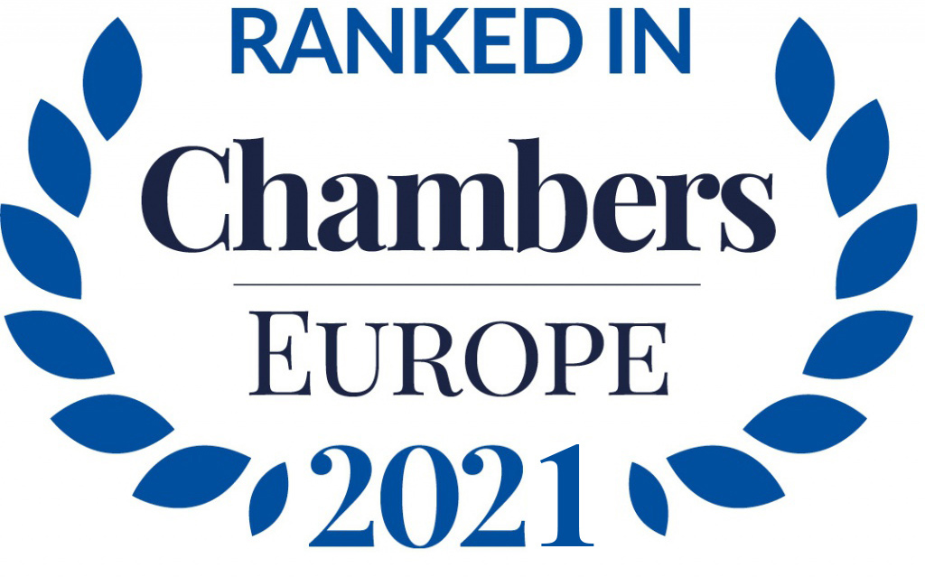 Chambers Europe 2021 рекомендует Адвокатское бюро «Юг»